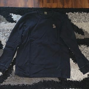 black long sleeve ovo drake t shirt